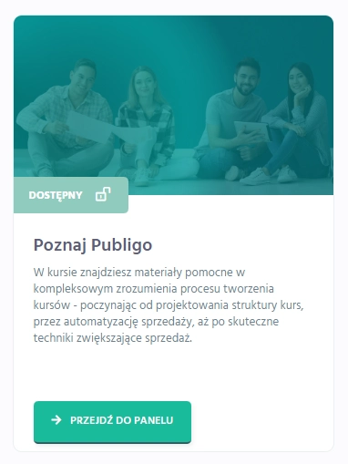 Miniaturka kursu to element graficzny wyświetlający się na liście produktów.